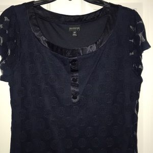 En Focus Navy Blue Dress